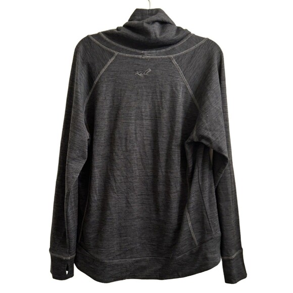 KUHL Lea Women’s Dark Gray Funnel Neck Pullover W/ Pockets Athleisure Size XL - Picture 3 of 9